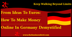 How to make money online in Germany