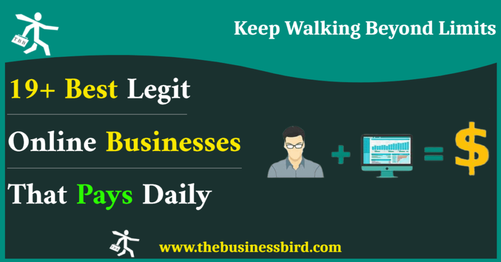 Best legit online businesses that pays daily